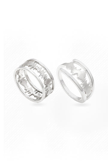 Personalised Lubb-Dupp Silver VOW Loops