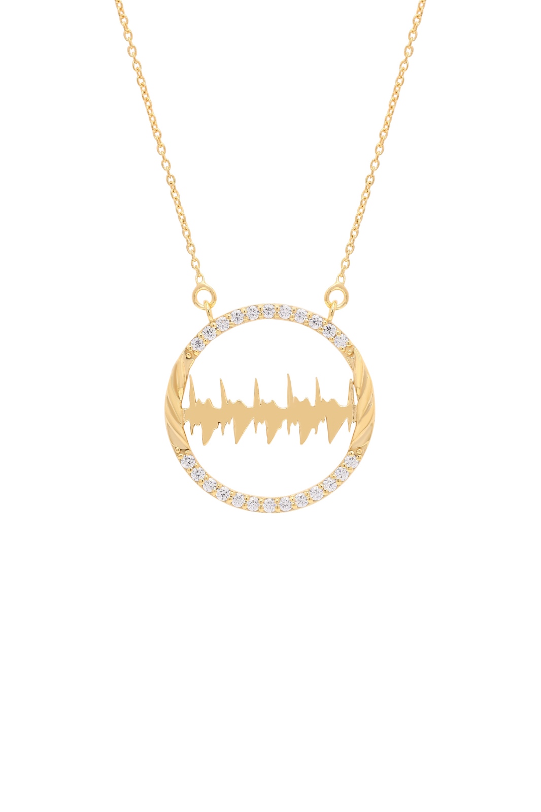 Personalised Lubb-Dupp Diamond Necklet On Signature Chain