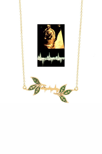 Personalised Lubb-Dupp Caress Necklet On Signature Chain
