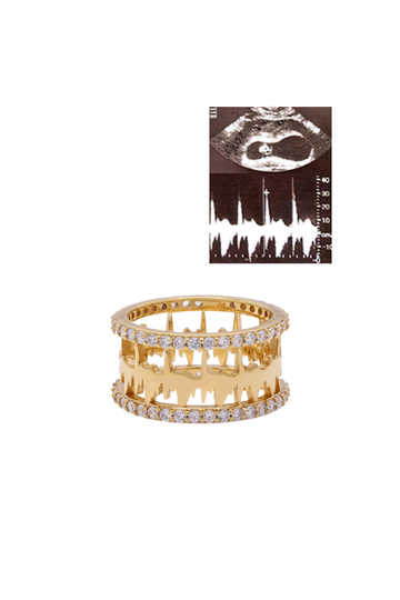 Personalised Lubb-Dupp Diamond Loop