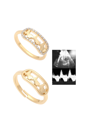 Personalised Lubb-Dupp Squircle VOW Loops