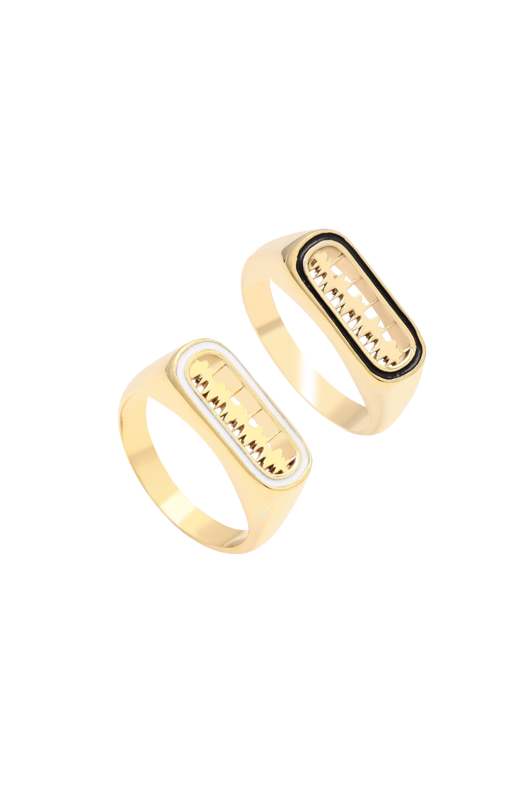 Personalised Lubb-Dupp Raised Enamel VOW Loops