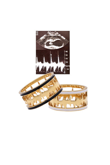 Personalised Lubb-Dupp Enamel VOW Loops