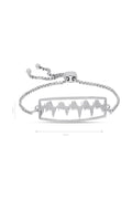 Silver Lubb-Dupp link bracelet featuring baby's heartbeat design, a sophisticated and personalized jewelry piece.